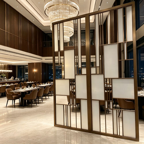 Laatste bedrijfscasus over Metalen en glazen afscherming voor een Australisch luxe restaurant