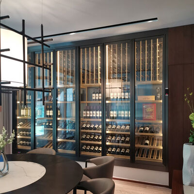 Normal Temperature Stainless Steel Wine Cellar Safety For Restaurant Storage