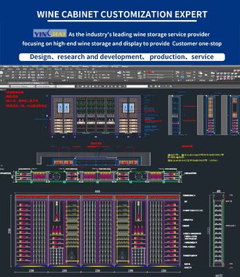 Normal Temperature Stainless Steel Wine Cellar Safety For Restaurant Storage