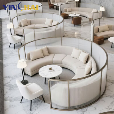 Art Theme Metal Partition for Restaurant Coffee Shop Project CNC Cutting Gold Glass and Stainless Steel Partition Screen