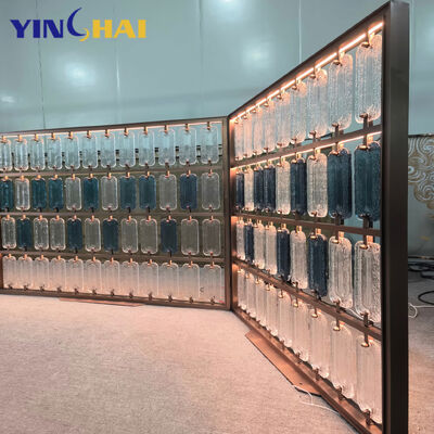 UV Resistant Glass Panel Room Divider High Hardness For Living Room And Dining Room