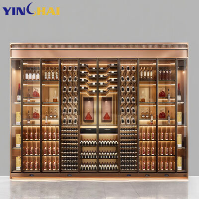 Quality Stainless Precision Dining Integrated Tall Wine Cabinet