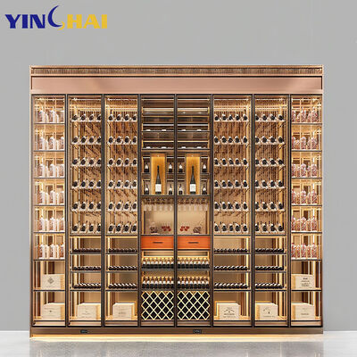 Quality Stainless Precision Dining Integrated Tall Wine Cabinet