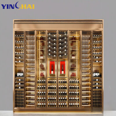 Quality Stainless Precision Dining Integrated Tall Wine Cabinet
