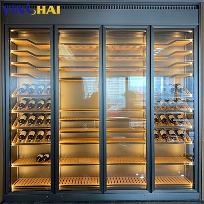 Factory Direct Supply Glass Door Wine Cabinet Dining Room Wine Cabinet