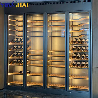 Factory Direct Supply Glass Door Wine Cabinet Dining Room Wine Cabinet