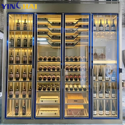 Luxury Classic Wine Storage Furniture Red Wine Showcase Cabinet For Home