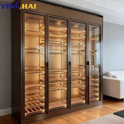 Luxury Classic Wine Storage Furniture Red Wine Showcase Cabinet For Home