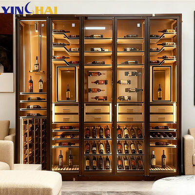 Good Quality Professional Stainless Steel 304 Wine Fridge Display Wine Fridge 