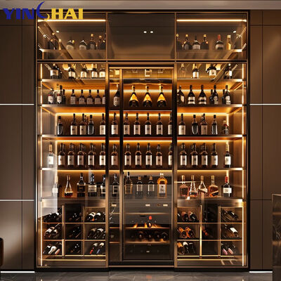Good Quality Professional Stainless Steel 304 Wine Fridge Display Wine Fridge 