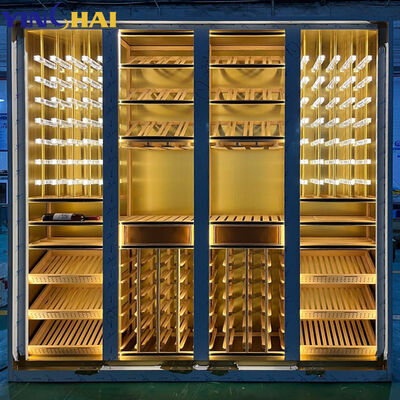 Factory Direct Supply Custom Living Room Wine Storage Display Liquor Cabinet For Home