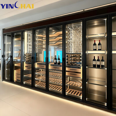 Factory Made Built In Integrated Wall Wine Cabinet Factory Direct Supply Wine Cabinet