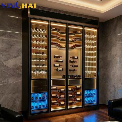 Custom Best Home Wall Wine Storage Units Cabinet Credenza Systems
