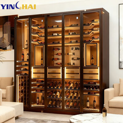 Unit Wholesale And Rack Made Credenza High Wine Room Cabinets