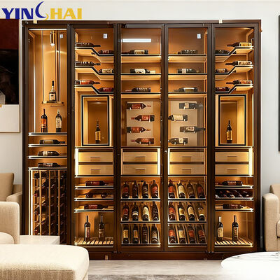 Unit Wholesale And Rack Made Credenza High Wine Room Cabinets