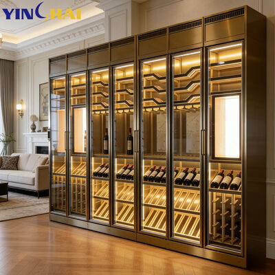 Counter Home Double Large Liquor Fridge Preserve Wine Storage Display