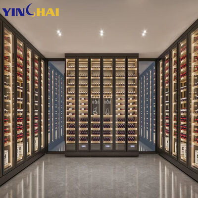 Custom Multi Zone Wine Refrigerator 300+ Bottle Large Capacity Freestanding Built Install