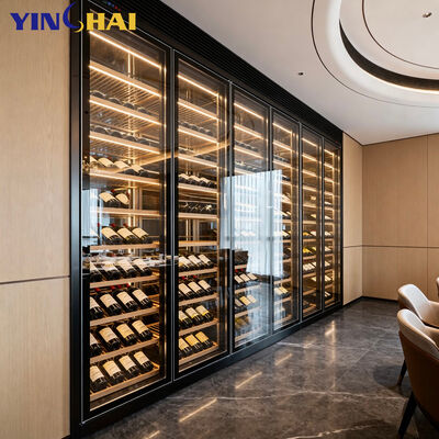 Built-In Wine Cooler Custom 50-59 Bottle Dimension Dual Zone Wine Cooler