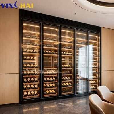 Built-In Wine Cooler Custom 50-59 Bottle Dimension Dual Zone Wine Cooler