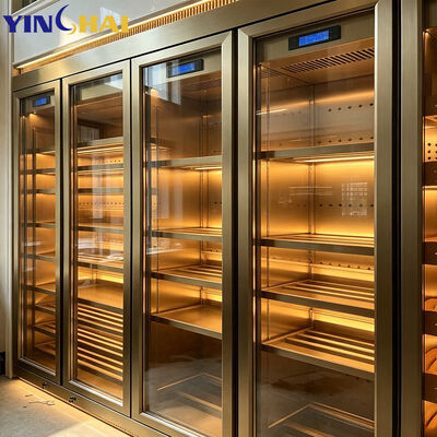 Dual Zone 50-59 Bottle Wine Cabinet Glass Door Freestanding Liquor & Wine Storage