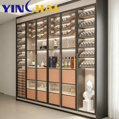 Luxury Stainless Steel Constant Temperature Wine Cabinet With APP Intelligent Control