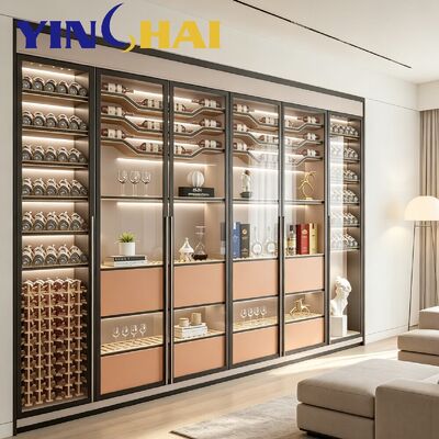 Luxury Stainless Steel Constant Temperature Wine Cabinet With APP Intelligent Control