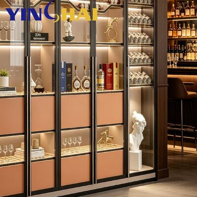 Luxury Stainless Steel Constant Temperature Wine Cabinet With APP Intelligent Control