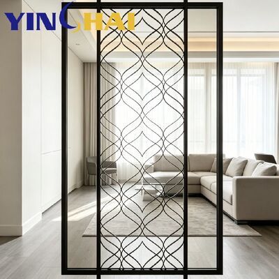 Custom Stainless Steel Screen Partition Laser Cut Multi Color Decorative Divider
