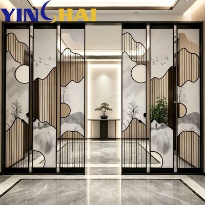 Customizable Stainless Steel Screen Partition Thick Frame Heavy Duty Partition