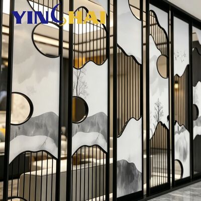 Customizable Stainless Steel Screen Partition Thick Frame Heavy Duty Partition