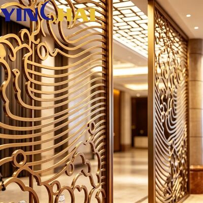 Custom Stainless Steel Cloud Pattern Screen Partition Laser Cut Hollow Divider