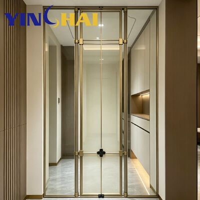 Customizable Stainless Steel Screen Partition Narrow Corridor Slim Decor Screen
